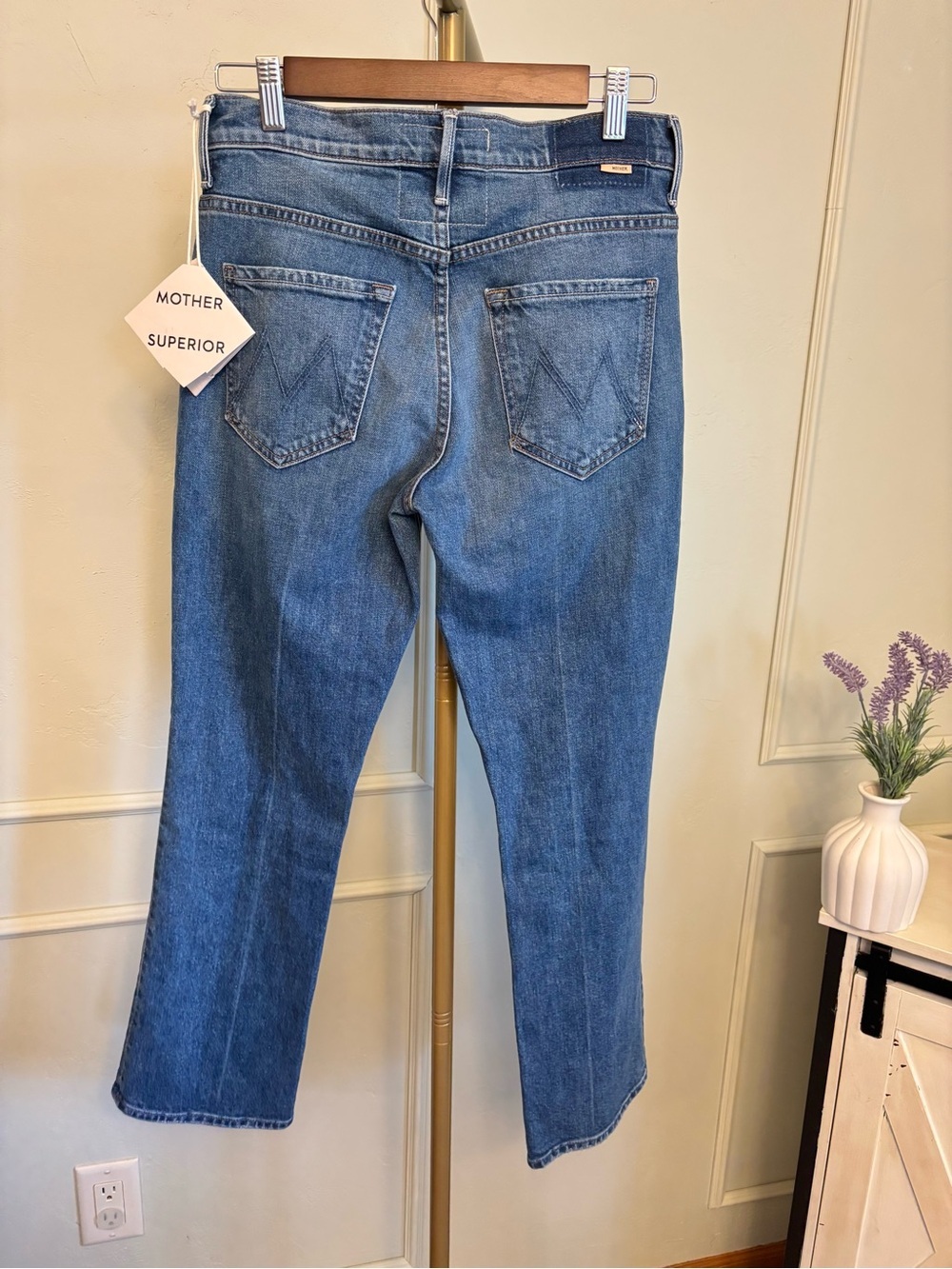 MOTHER Superior Insider Ankle Jeans Anthropologie MSRP $268
